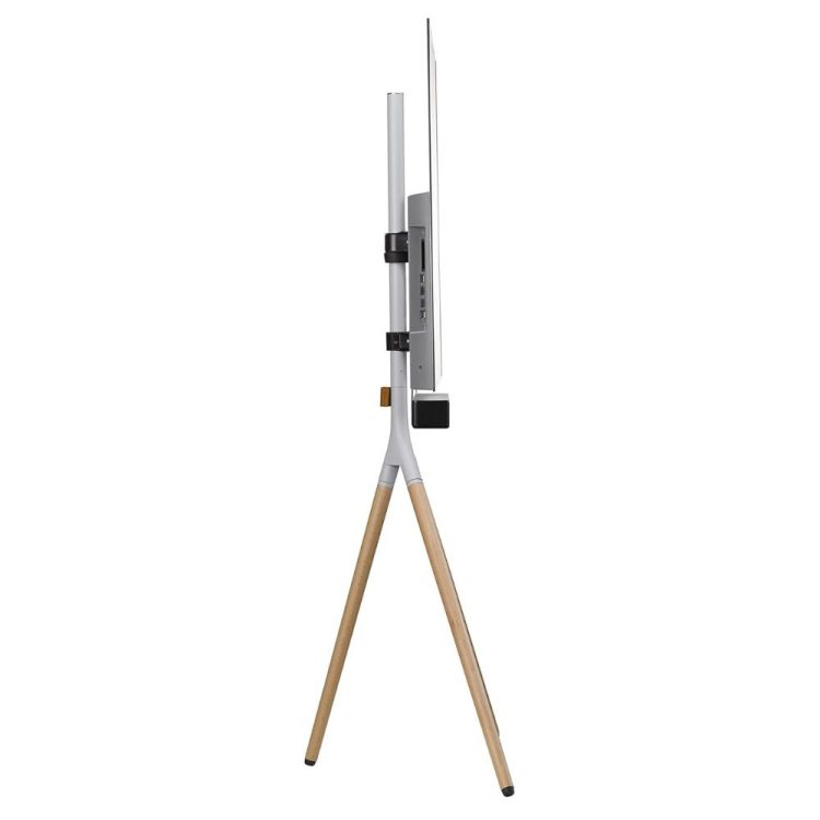 UNIV ERS EL TV PORT SUP ON TRIPOD 32'-65' 360° ADJUSTABLE OAK