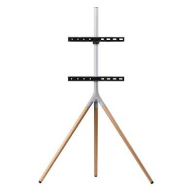 SUPPORT TV UNIVERSEL SUR TRÉPIED32'-65' 360° RÉGLABLE CHENE