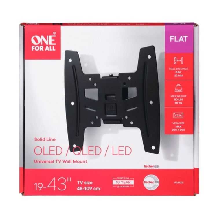 TV SUP MOUNT SOLID 19-43'