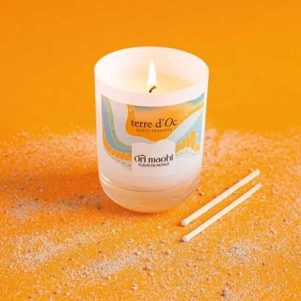 BOUGIE PARFUMEE ORI MAOHI FLEUR DE MONOI