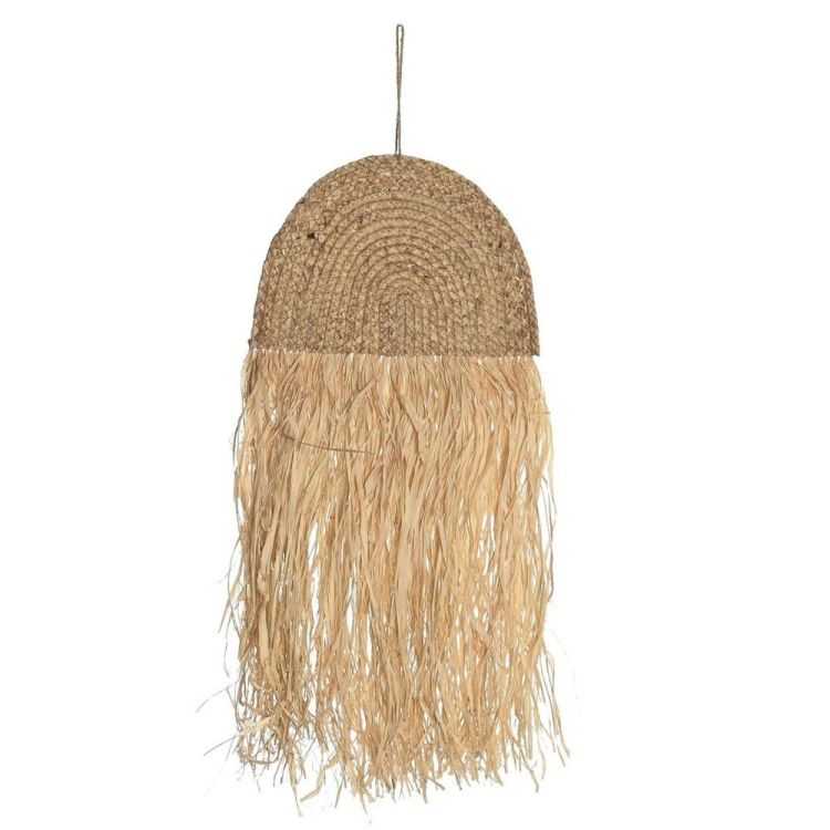 HANGING DECORATION 40 X 3 X 100 CM NATURAL RAFIA