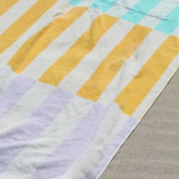 2 IN 1 BEACH TOWEL WITH RIO SUN MULTI TOTE BAG