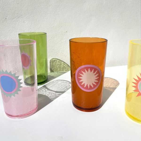 VERRES RIO SUN MULTICOULEUR X 4