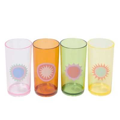VERRES RIO SUN MULTICOULEUR X 4