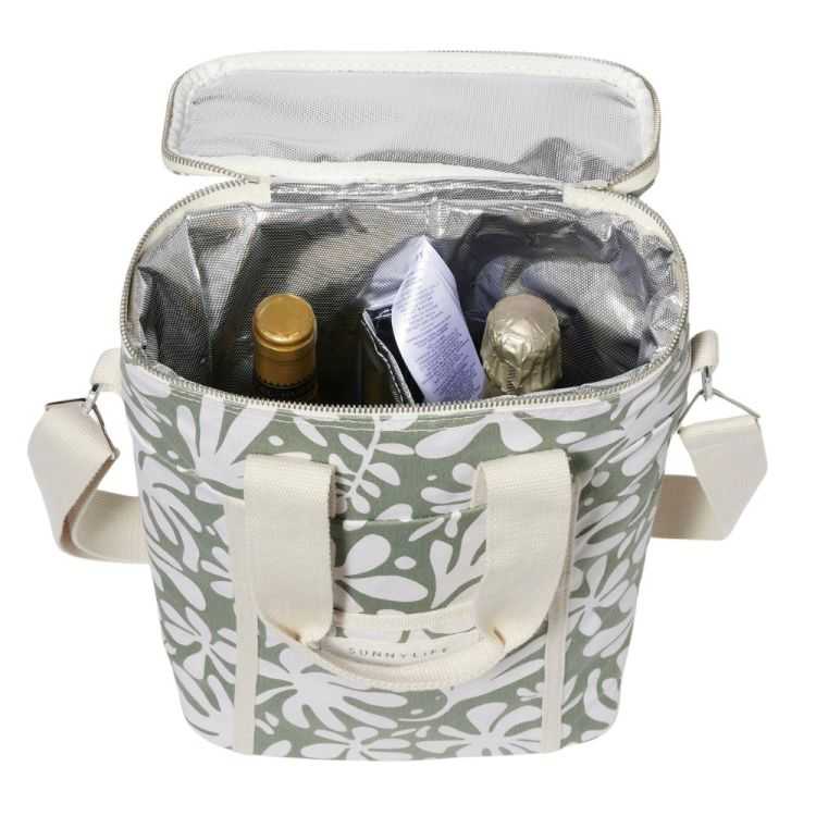 SAC ISOTHERME POUR BOISSONS EN TOILE OLIVE