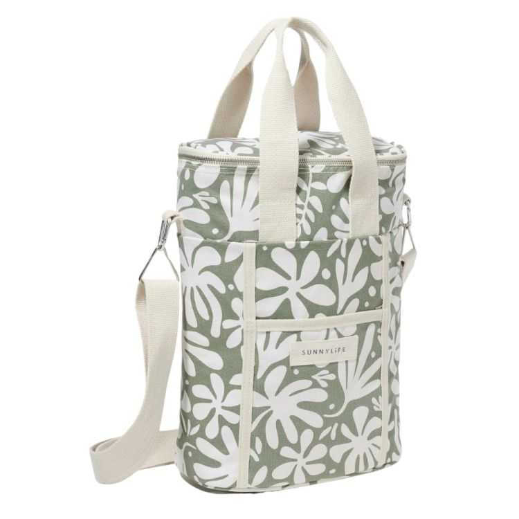 SAC ISOTHERME POUR BOISSONS EN TOILE OLIVE