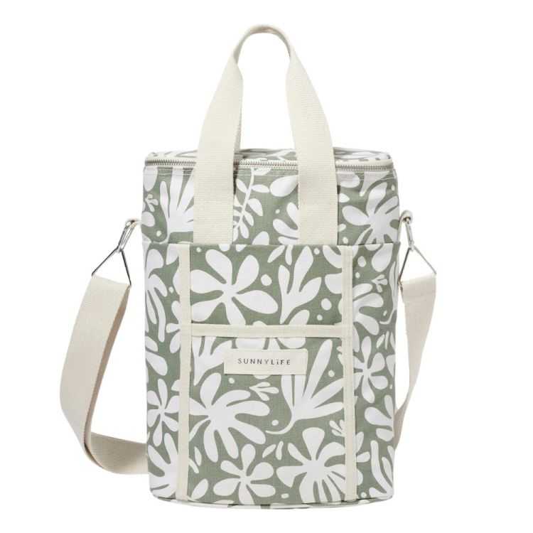 SAC ISOTHERME POUR BOISSONS EN TOILE OLIVE