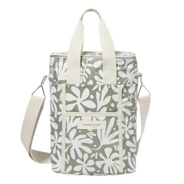 SAC ISOTHERME POUR BOISSONS EN TOILE OLIVE