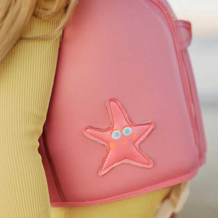 GILET DE SAUVETAGE1-2 ANS ETOILE ROSE