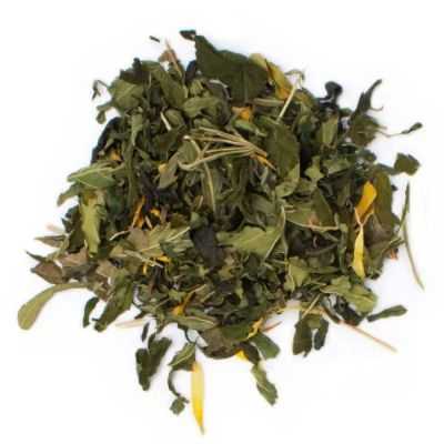 INFUSÃO DE CHÁ VERDE DE FRAMBOESA E CÂNHAMO ORGÂNICO A VIDA É BONITA 2
