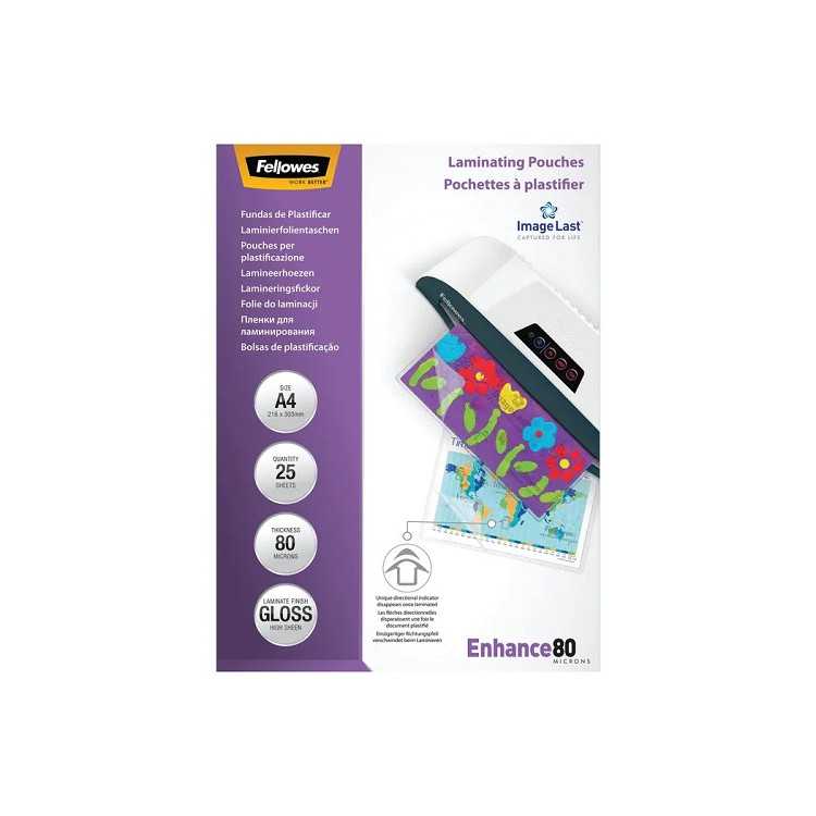 PACK DE 25 POCHETTES IMAGELAST A4 80 MICRONS