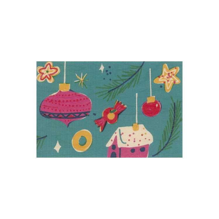 3CA XMAS TREE GREETING CARD