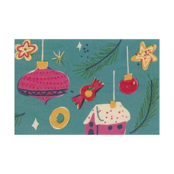 3CA XMAS TREE GREETING CARD