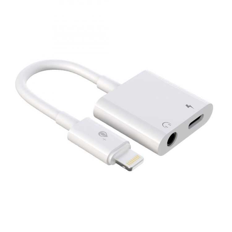ADAPTATEUR LIGHTNING VERS JACK 3.5MM 12 CM BLANC