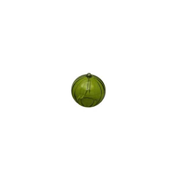 RIBBED SPHERE OIL LAMP 5369 S OLIVE