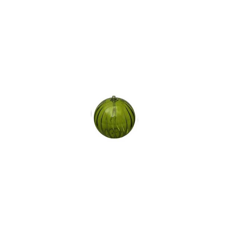 LAMPE A HUILE SPHERE STRIEE 5364 M OLIVE