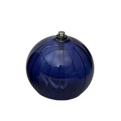 LAMPE A HUILE SPHERE STRIEE...