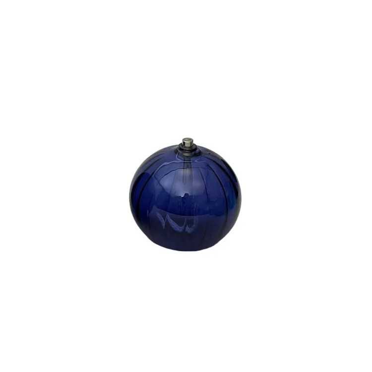 5371 S MAJORELLE RIBBED SPHERE OIL LAMP