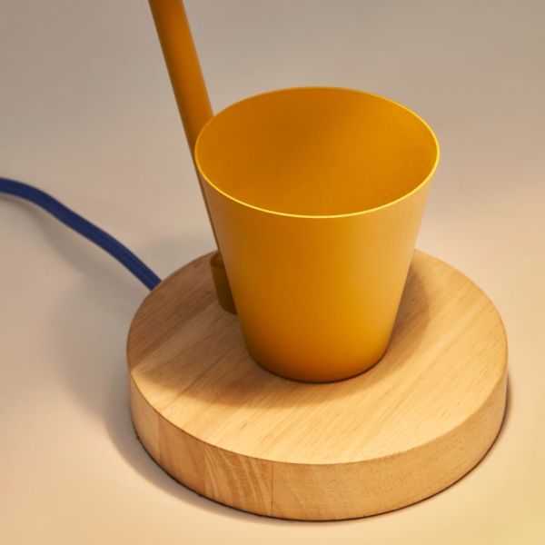 LAMPE DE BUREAU KATIA EN BOIS ET METAL