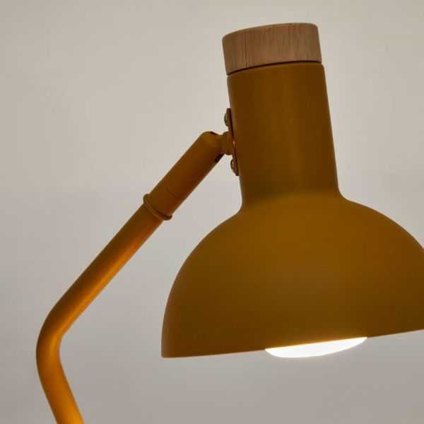LAMPE DE BUREAU KATIA EN BOIS ET METAL