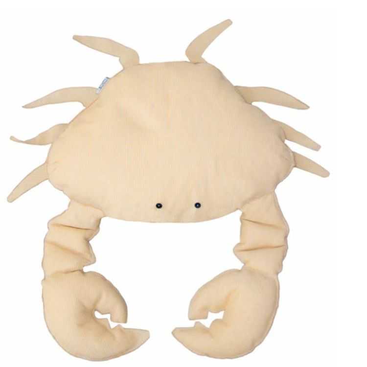 RED OUTDOOR CRAB POUFFE