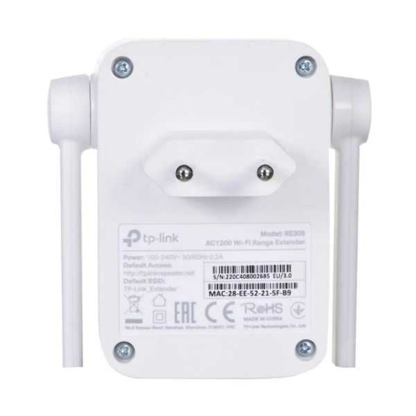 REPETIDOR WIFI RE305 AC1200 BRANCO