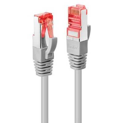 CABLE RESEAU CAT.6 S/FTP 7.5M GRIS ET ROUGE 2