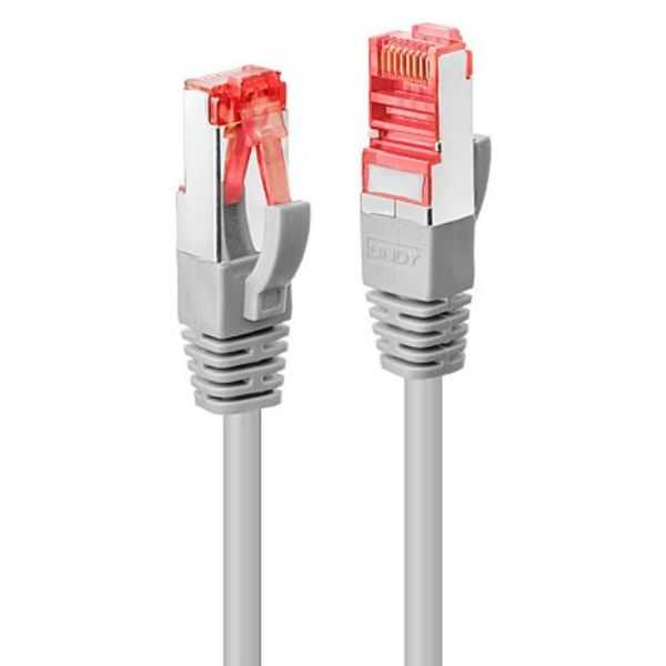 CAT.6 S/FTP NETWORK CABLE 7.5M GRAY AND RED