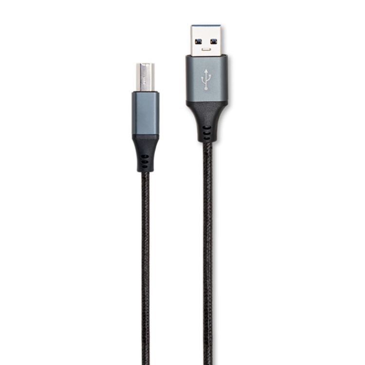USB 2.0 CABLE TYPE A/B NYLON 5M BLACK
