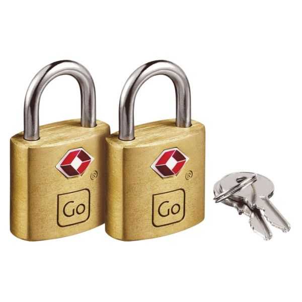 TSA BRASS KEY PADLOCK