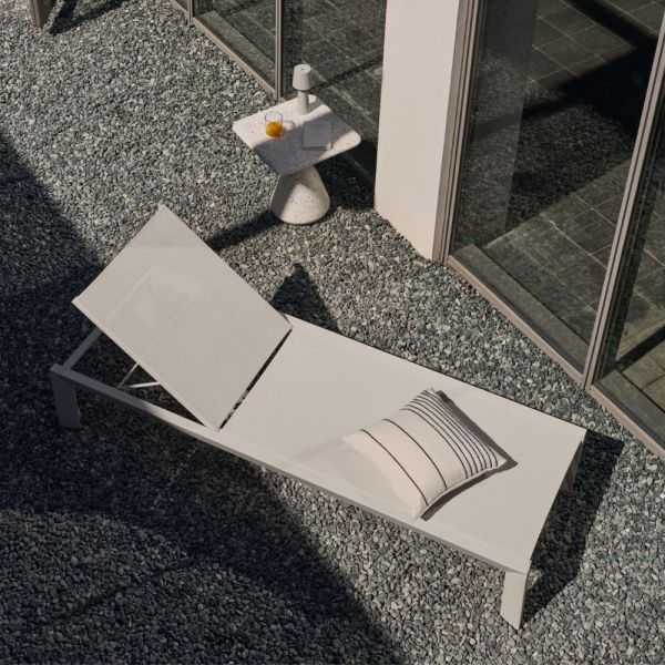 CHAISE LONGUE CANUTELLS ALUMINIUM - 1 COLIS