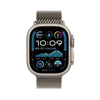 APPLE WATCH ULTRA 2 GPS + CEL49 MM TITANE NATUREL MILANAIS NATUREL 