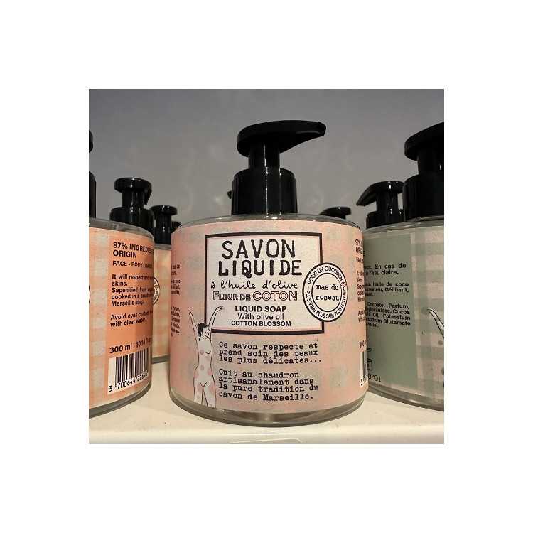 SAVON LIQUIDE FLEUR DE COTON 300 ML