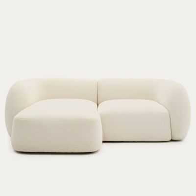 CANAPE 2PL MARTINAANGLE GAUCHE 230 CM ECRU - 2 COLIS