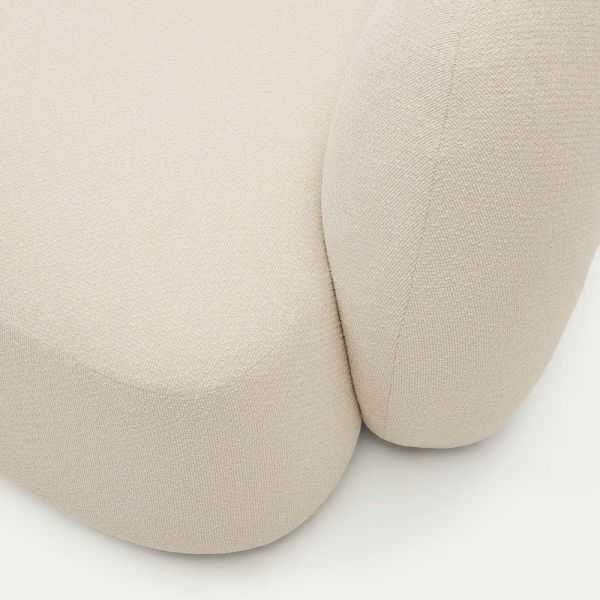 CANAPE 2PL MARTINAANGLE GAUCHE 230 CM ECRU - 2 COLIS