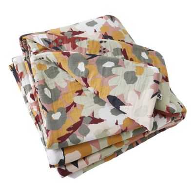 BOUT DE LIT LEANE 90 X 200 CM GAZE DE COTON IMPRIME