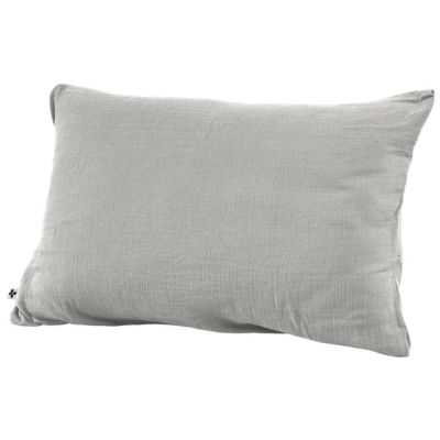 TAIE D'OREILLER GAZE DE COTON 50 X 70 CM GAÏA NUAGE