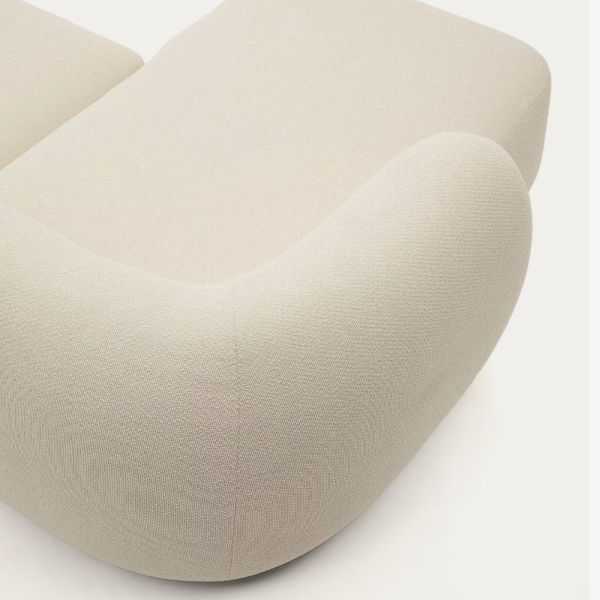 MARTINA 3-SLIDE LEFT CORNER SOFA 287 CM CHENILLE ECRU