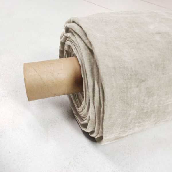 NAPPE RECTANGLE SOLINE 170 X 250 CM LIN LAVE SABLE