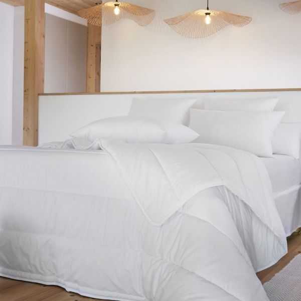 OREILLER ANTI-ACARIENS SIRIUS 50 X 70 CM COTON BLANC
