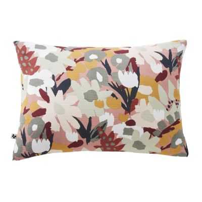 TAIE D'OREILLER LEANE 70 X 50 CM GAZE DE COTON IMPRIME