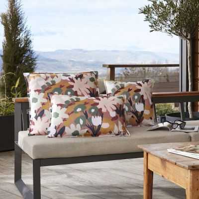 TAIE D'OREILLER LEANE 70 X 50 CM GAZE DE COTON IMPRIME 2