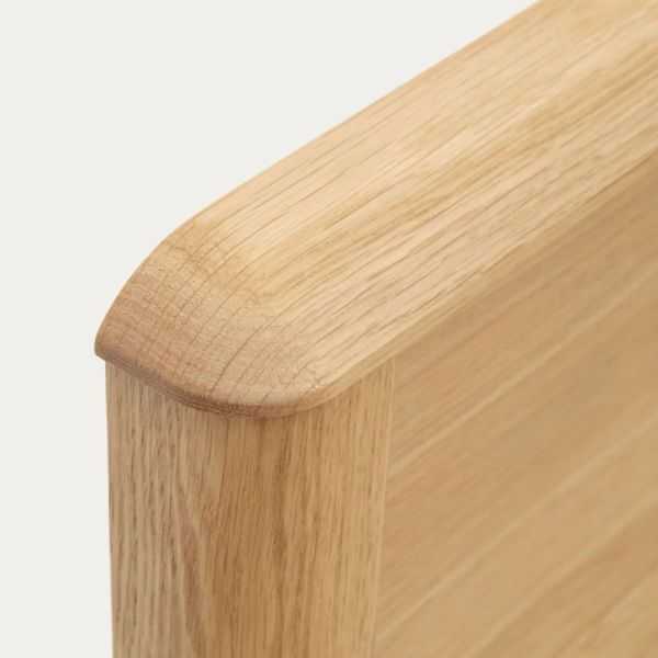 LENON BED 160 X 200 CM IN OAK VENEER WOOD