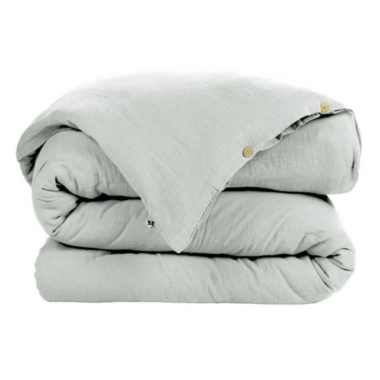 HOUSSE DE COUETTE 240 X 220 CM GAIA GAZE DE COTON