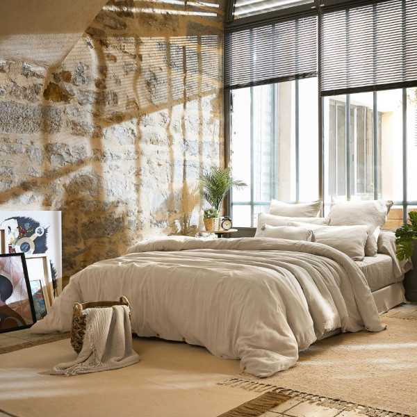 HOUSSE DE COUETTE 240 X 220 CM GAIA GAZE DE COTON