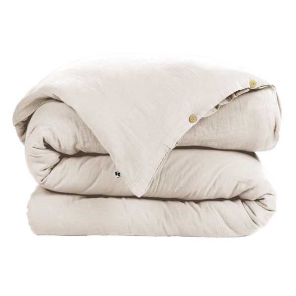 HOUSSE DE COUETTE 240 X 220 CM GAIA GAZE DE COTON