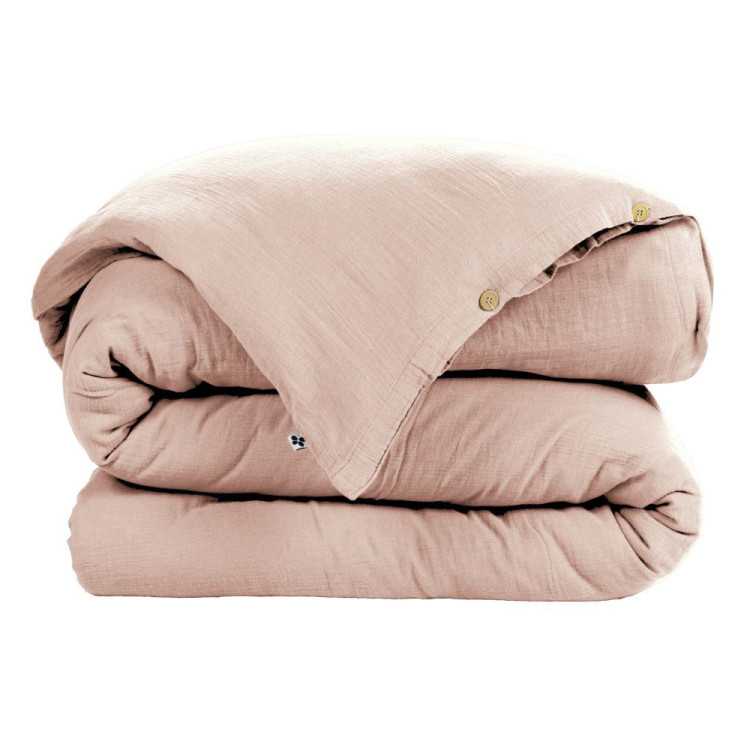 HOUSSE DE COUETTE 240 X 220 CM GAIA GAZE DE COTON