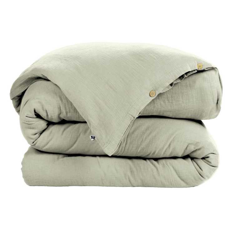 HOUSSE DE COUETTE 240 X 220 CM GAIA GAZE DE COTON