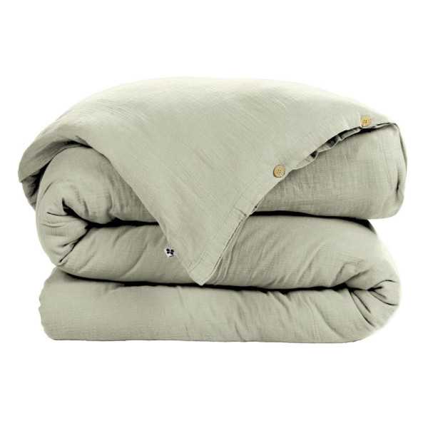 HOUSSE DE COUETTE 240 X 220 CM GAIA GAZE DE COTON