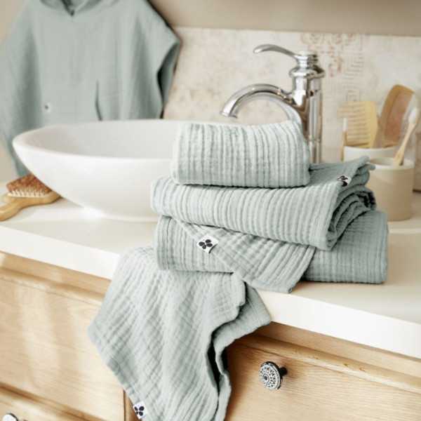 GUEST TOWEL GAIA 30 X 50 CM PLAIN COTTON